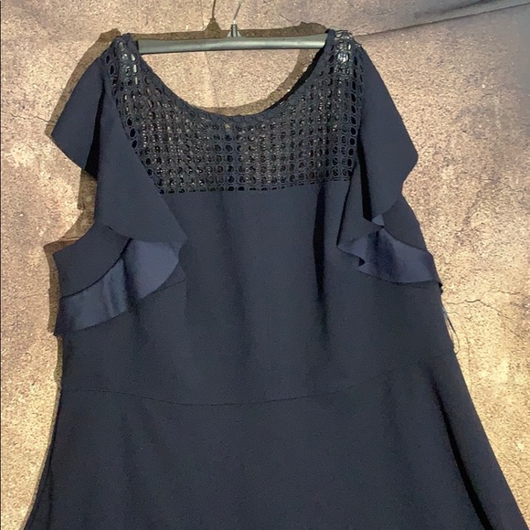 Blue Designer Dress - Picture 2 of 3